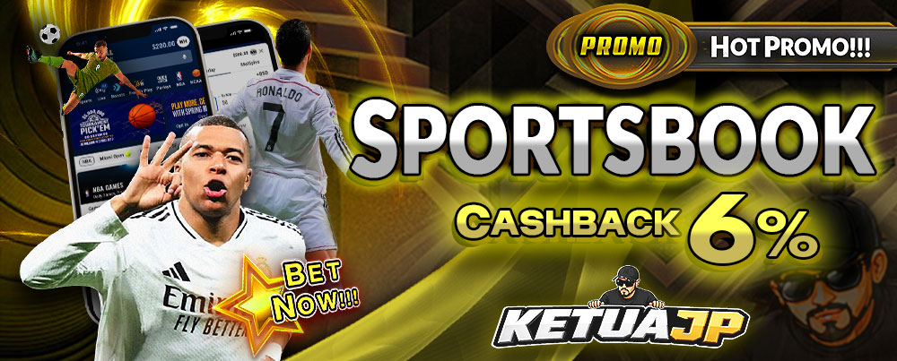 BONUS SPORTBOOK CASHBACK 6%!!!